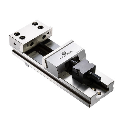 Morsa per macchina utensile - HG-100.150.175.200 - HOMGE MACHINERY IND. CO., LTD. - a basso profilo / a vite / orizzontale