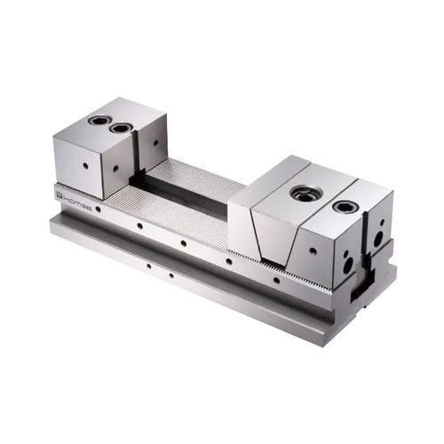 Morsa per macchina utensile - S-100 - HOMGE MACHINERY IND. CO., LTD. - pneumatica / in acciaio / per lavorazione
