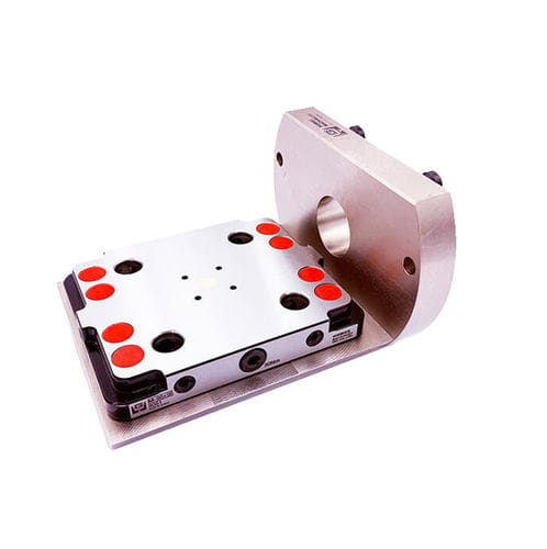Piastre adattatrici per sistema di centraggio e bloccaggio a punto zero - M-52/96(8056H)-90 - HOMGE MACHINERY IND. CO., LTD. - per tavola rotante