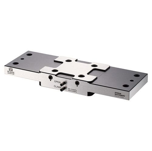 Sistema di bloccaggio e centraggio pneumatico - M-96x96(8051A)S - HOMGE MACHINERY IND. CO., LTD. - in acciaio / per macchina utensile / a effetto semplice