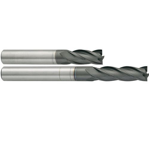 Fresa integrale - CL2 series - Carmon - a gambo cilindrico / a 4 denti
