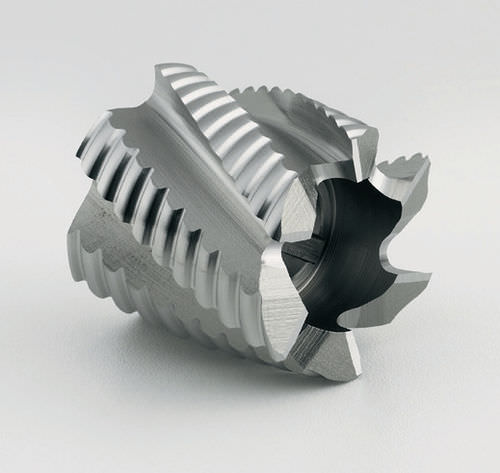 Fresa a riccio - CF9 series - Carmon - integrale / di sgrossatura / HSS/HSCO