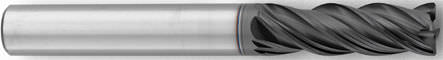 Fresa integrale - CL21EDHM       - Carmon - a gambo cilindrico / a 4 denti