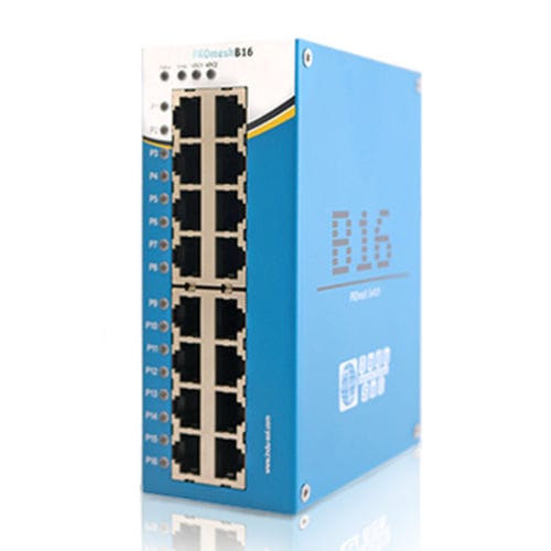 Switch Ethernet industriale - PROmesh B16 - Indu-Sol GmbH - gestibile / 5 porte / ProfiNet