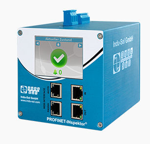 Utensile di diagnostica ProfiNet - PROFINET-INspektor® NT - Indu-Sol GmbH - di monitoraggio / in linea / intelligente