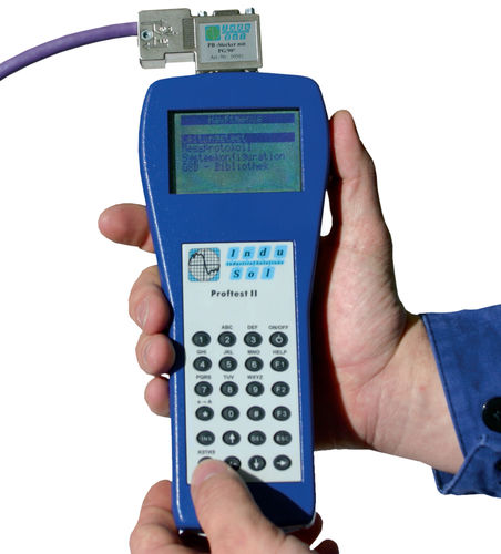 Tester di cavi - PROFtest II XL - Indu-Sol GmbH - per rete / PROFIBUS / portatile