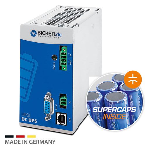 UPS DC - UPSI-1208DP2 - Bicker Elektronik GmbH - 12 VDC / con supercondensatore / su condensatore