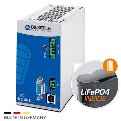 UPS intelligente - UPSI-1208DP3 - Bicker Elektronik GmbH - tutto in uno / 12 VDC / LiFePO4