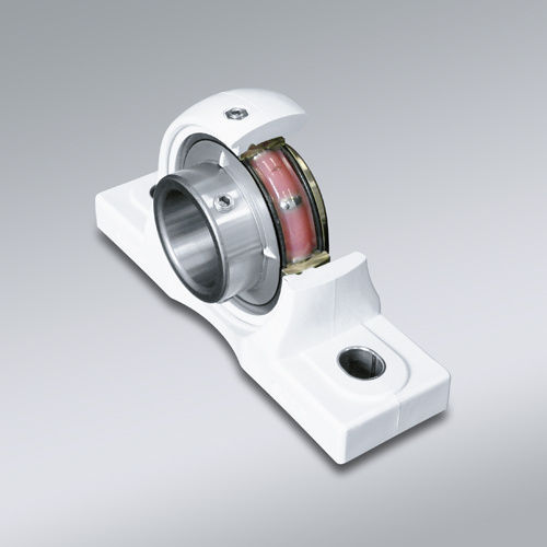 Supporto di albero con piastre - Life-Lube® - NSK Europe Ltd. - in termoplastica / in gomma nitrile / in PBT