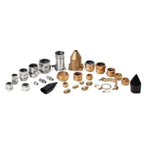 Pressacavo in ottone nichelato - A-1 Electricals - in ottone / IP68 / con schermatura EMC