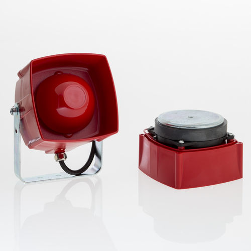 Segnalatore acustico a tromba - TE530 - SATEP - IP66 / con fissaggio su supporto angolare / compatto
