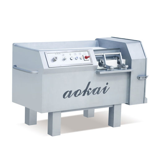 Cubettatrice per carne - AKQ series - Foshan Aokai machinery Technology Co.,Ltd - in acciaio inossidabile / compatta / automatica