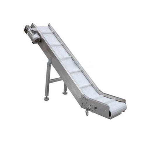 Trasportatore a nastro - Foshan Aokai machinery Technology Co.,Ltd - inclinato / da trasporto / con motore elettrico
