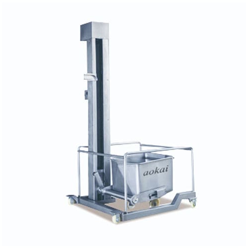 Ribaltatore elevabile - Foshan Aokai machinery Technology Co.,Ltd - elettrico / per cassette / mobile