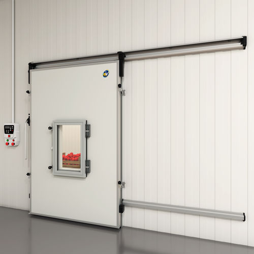 Porta scorrevole - 900 ATC - MIV INSULATING SYSTEMS S.R.L. - battente / in acciaio inossidabile / in alluminio