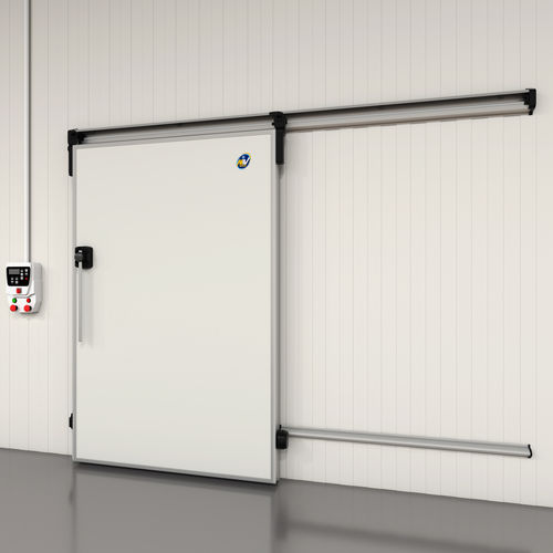 Porta scorrevole - 880P - MIV INSULATING SYSTEMS S.R.L. - battente / in acciaio inossidabile / in alluminio