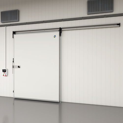 Porta scorrevole - 800MI  - MIV INSULATING SYSTEMS S.R.L. - battente / in acciaio inossidabile / in alluminio