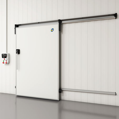 Porta scorrevole - 900M  - MIV INSULATING SYSTEMS S.R.L. - battente / in acciaio inossidabile / in alluminio