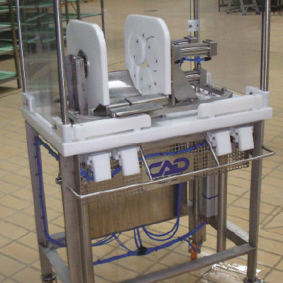 Porzionatrice per formaggio a pasta molle - TVA - CAD PROJECT S.R.L. - a balestra / a peso fisso / semiautomatica
