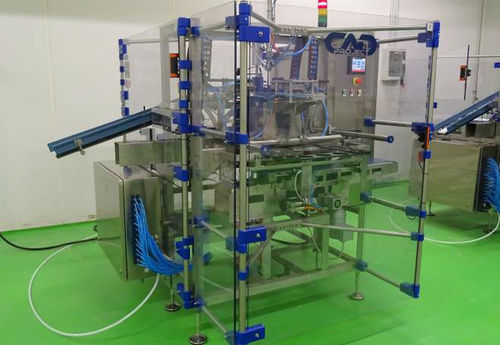 Macchina per imballaggio automatica - ISC - CAD PROJECT S.R.L. - con pellicola piegata / per formaggio