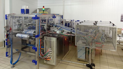 Macchina per imballaggio automatica - IN18  - CAD PROJECT S.R.L. - con pellicola piegata / per formaggio