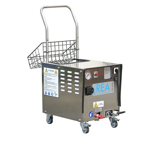 Generatore di vapore elettrico - SATURNO COMPACT 3 - REA STEAM CLEANING SRL - mobile / compatto