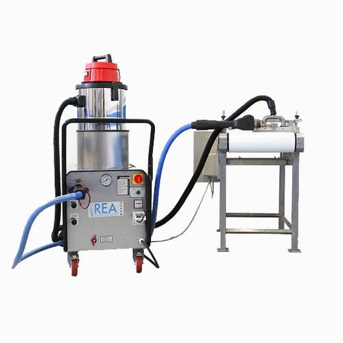 Pulitore a vapore elettrico - VDA - REA STEAM CLEANING SRL - in acciaio inossidabile / per l'industria agroalimentare / per trasportatore a nastro