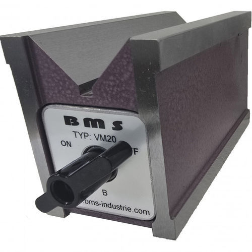 Blocco a V di misura a magnete permanente - 13.32 series - Braillon Magnetics - per applicazioni metrologiche / per macchina di elettroerosione / per rettifica