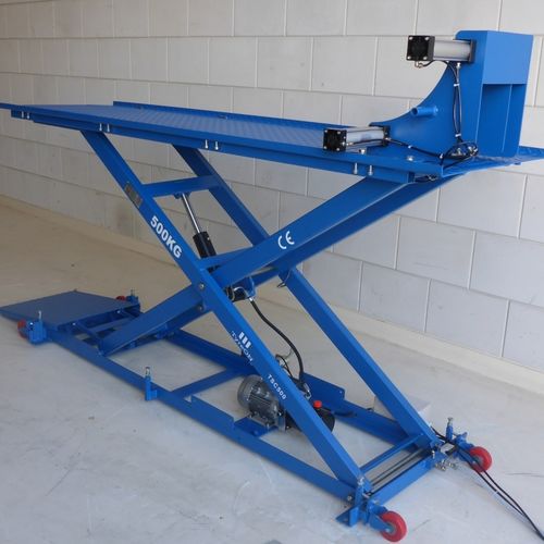 Ponte sollevatore a pantografo - TSC500 - TyreON BV - elettroidraulico / per moto