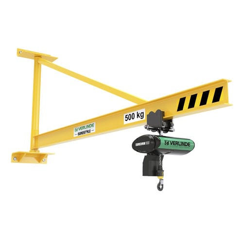 Gru a bandiera a muro - VAT - Hoist UK - tirantata