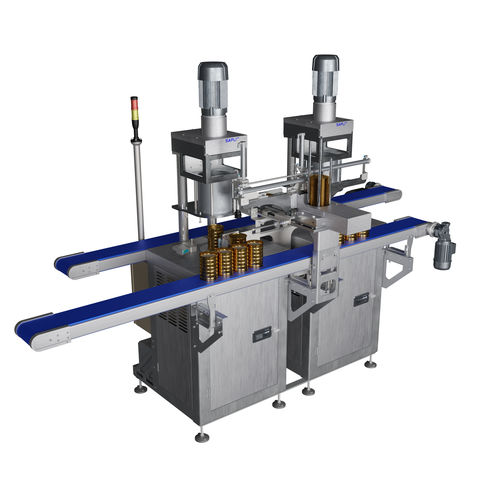 Sigillatrice per barattoli di latta automatica - VGSX - Sapli Cans Technology - sottovuoto / con sistema di iniezione di gas