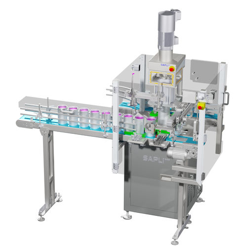 Sigillatrice per barattoli di latta automatica - VGS1 - Sapli Cans Technology - sottovuoto / con sistema di iniezione di gas