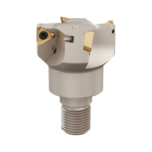 Utensile di fresatura a codolo - 3PKT 1004 series - Heikenei - a inserti multitaglienti / per scanalare / modulare