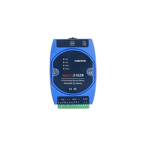 Server di rete - Mport3102R - Wuhan Maiwe Communication Co., Ltd - web / su guida DIN / industriale