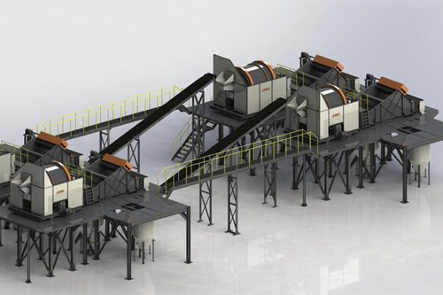 Unità di riciclaggio per alluminio - HMS - Suzhou JONO Environmental Technology Co., LTD - per separazione di metalli