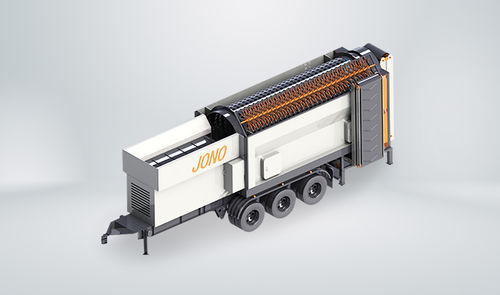 Vaglio mobile - Suzhou JONO Environmental Technology Co., LTD - per setacciatura a secco / per setacciatura bagnata / per il riciclaggio