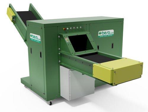 Trituratore a 2 alberi - BESA Equipment - per hard disk / per resistente per memorie dati / con cesoia rotativa