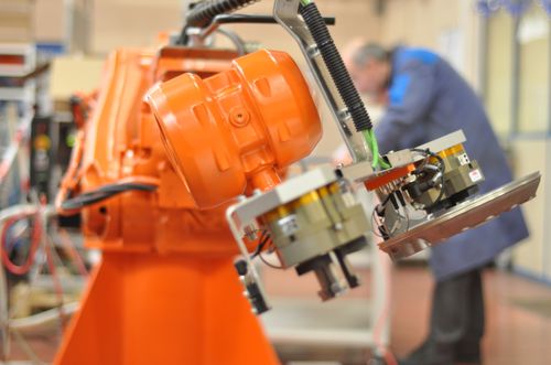 Linea di produzione per pezzi metallici - DAM Group - robotizzata