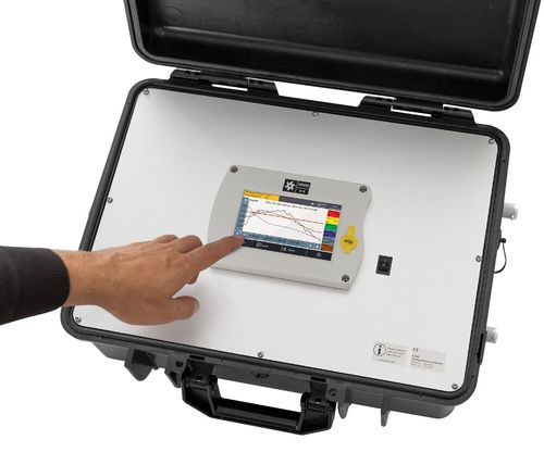 Analizzatore di aria compressa - OS 600 - Nitrogenium Innovations Filteration India - della purezza / portatile / con touch screen