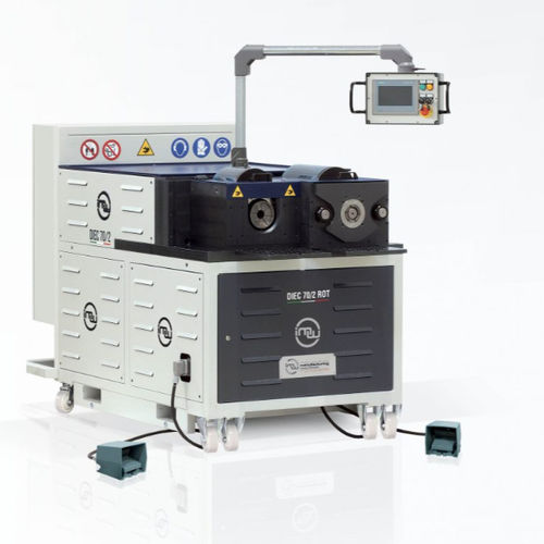 Formatrice orbitale - DIEC 70/2 ROT - Industrial Manufacturing Machines srl - di estremità di tubi / per tubi / per manicotto