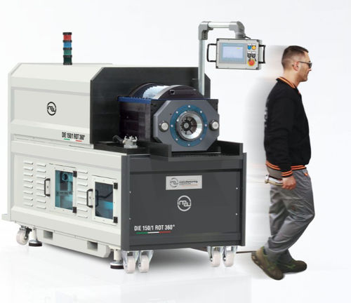 Formatrice di estremità di tubi - DIE 150/1 ROT 360° - Industrial Manufacturing Machines srl - per tubi / per metallo / per manicotto