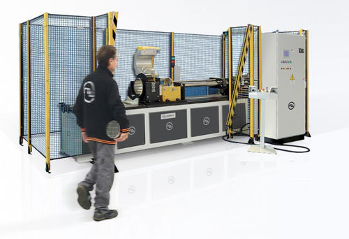 Pressa di tubi - DPMM 430 - Industrial Manufacturing Machines srl - per convertitore catalitico / NC