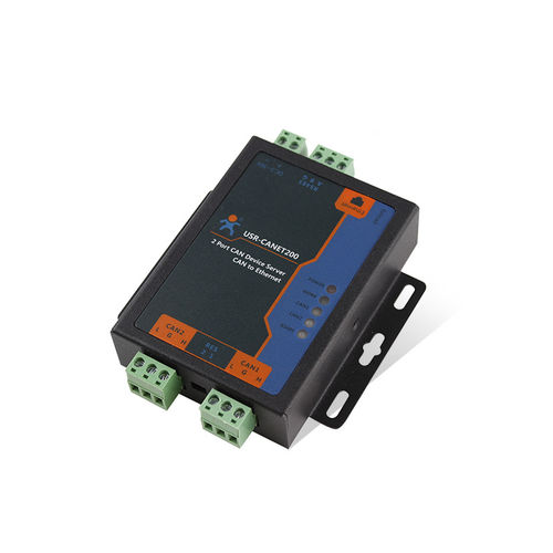 Gateway convertitore di protocollo - USR-CANET200 - Jinan USR IOT Technology Limited - di comunicazione / industriale / Ethernet TCP/IP