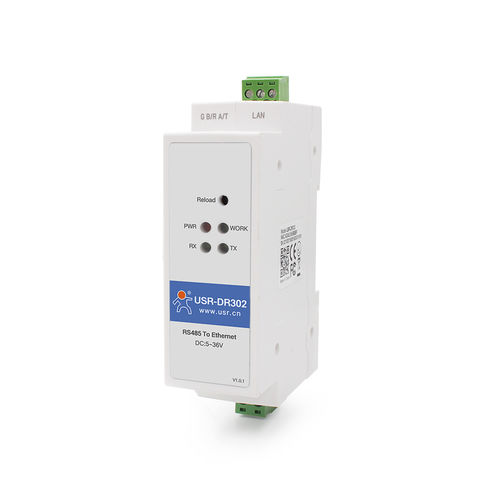 Convertitore su guida DIN - USR-DR302  - Jinan USR IOT Technology Limited - di comunicazione / digitale / Ethernet