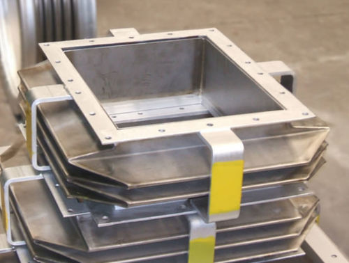 Compensatore di dilatazione in metallo - MR series - Macoga, S.A - quadrato / rettangolare / con flangia