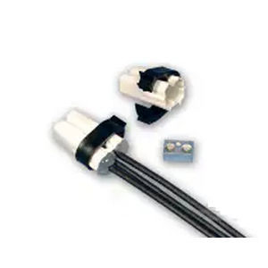 Connettore di alimentazione elettrica - F40658-000 - TE CONNECTIVITY - in silicone / per illuminazione pubblica / per flangia