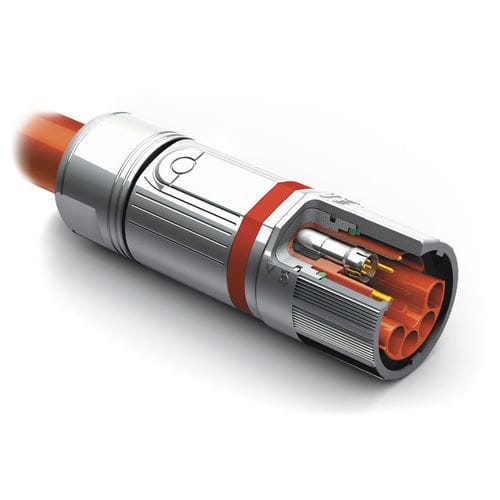 Connettore di dati - INTERCONTEC 723  - TE CONNECTIVITY - ibrido / Ethernet / diritto
