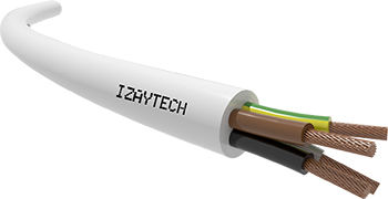 Cavo elettrico di alimentazione - HO5VV-F - IZAYTECH - cordato a trefoli / in rame / con guaina in PVC