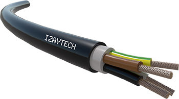 Cavo elettrico di alimentazione - AO7VV-F - IZAYTECH - cordato a trefoli / in rame / con guaina in PVC