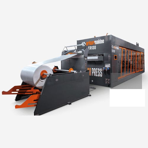 Termoformatrice alimentata a rullo - ER 130 - Erkur Thermoforming Machinery - di lastre / in PS / per imballaggi